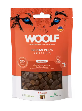 Woolf Soft Cubes Iberian pork 100g