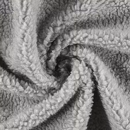 Sengetrekk grå teddy M