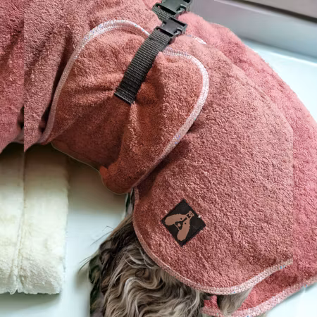 Badekåpe støvet rosa S