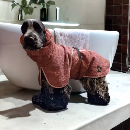 Badekåpe støvet rosa S