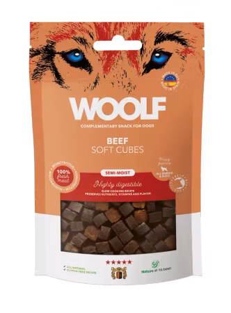 Woolf Soft Cubes Beef 100g