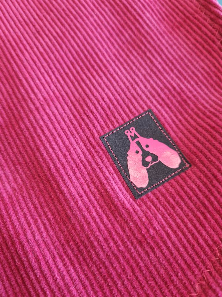 Silkedekken Fuksia Babycord S