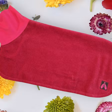 Silkedekken Fuksia Babycord S