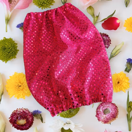 Silkedekken Fuksia Babycord S