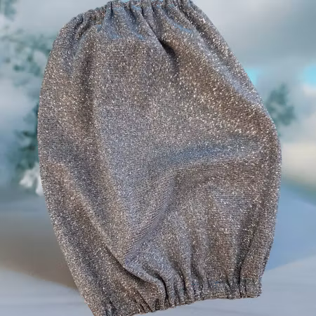 Show ørehette blågrå glitter M