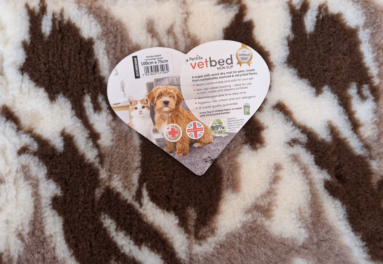 Vet Bed (100x75 cm) Camouflage Dessert