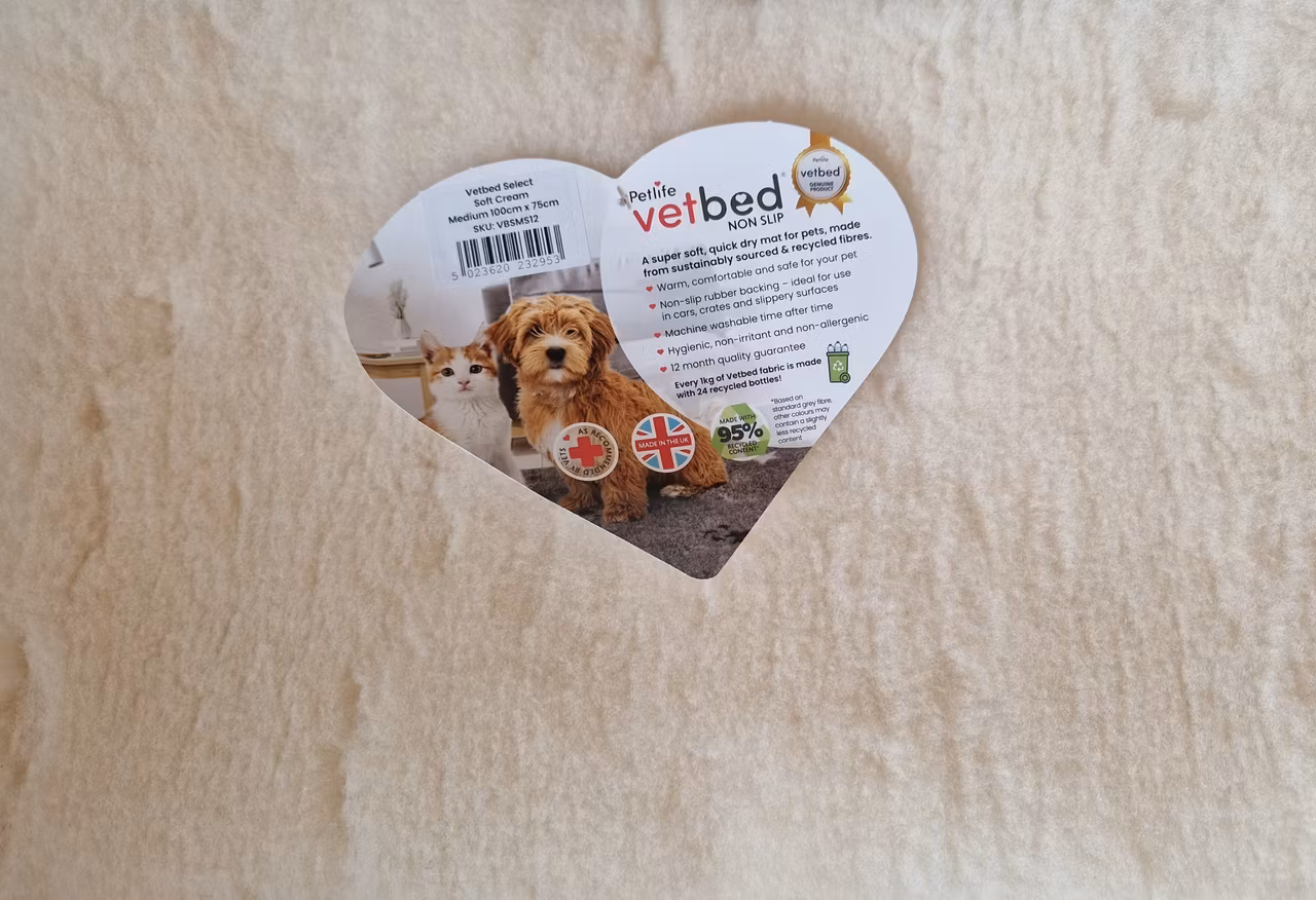 Vet Bed (100x75 cm) Select Soft Cream