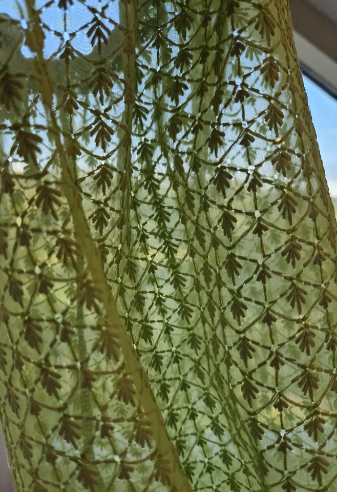 Show ørehette florlett grønn m/paljetter M