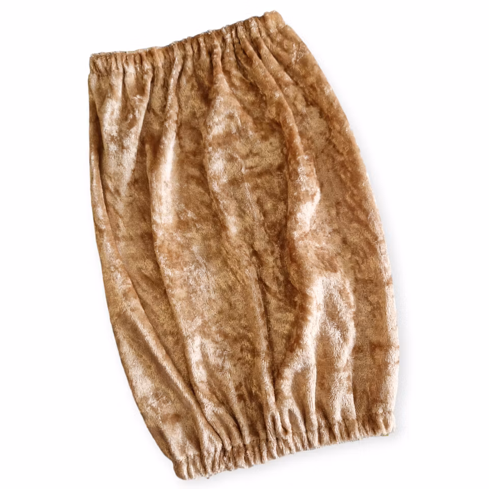 Show ørehette velour "honning" S