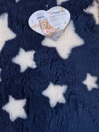 Vet Bed (100x75 cm)  Select Midnight Blue Stars