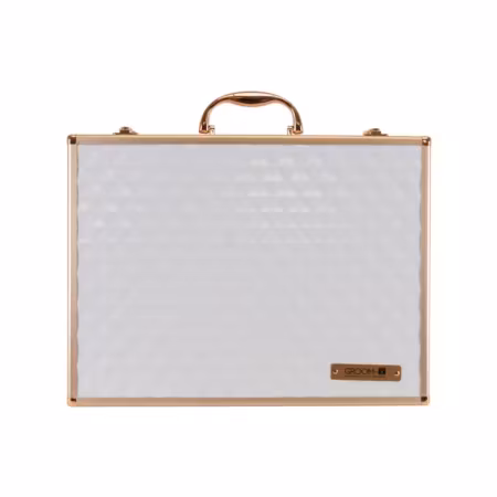 Groom-X Saksepenal Diamond Pattern White