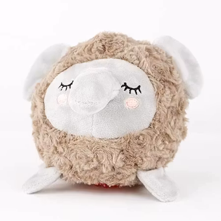 Ibanez - Baby Elephant Plush With Ball 17 x 16cm