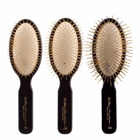 Chris Christensen Gold Series Pin Brushes - Oval Ultra Flex Pad Extra Long Pin (35mm)