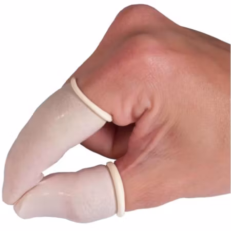 ShowTech - Hvite fingerkondomer til napping 100stk