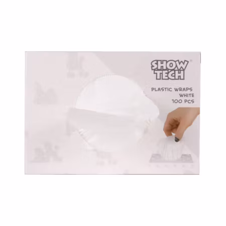 ShowTech  Plastikk Wrap Hvit 100stk