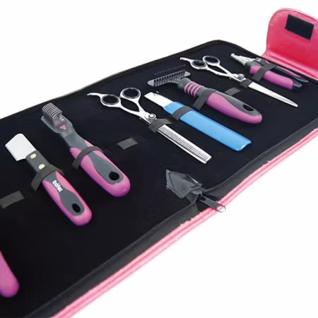 Ibanez Skinn Etui for 12 sakser Rosa