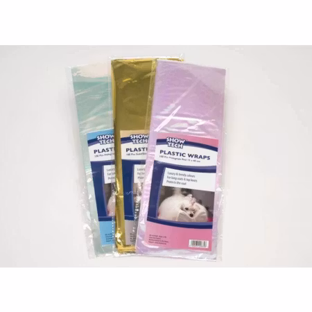 Plastic Wraps 100stk Gold/Silver 15 x 40 cm, ShowTech