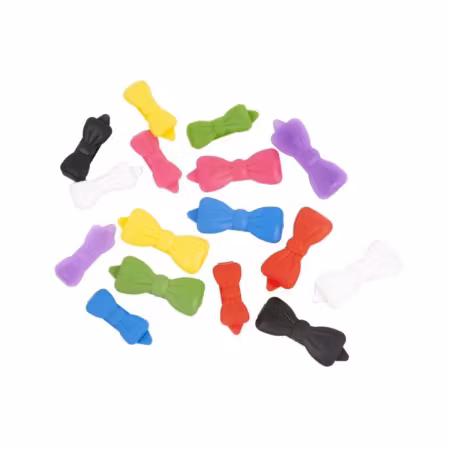 Show Tech Plastic Bows 1 pcs Bows 3,5cm ass farger