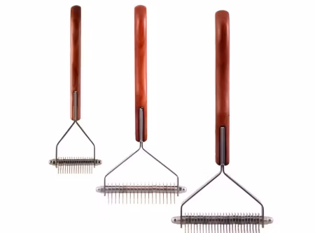 Dezynadog Small Dematting Coat Rake - 16 Blades