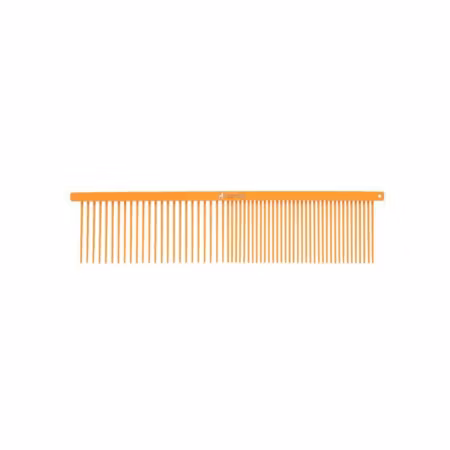 Ember Orange 50/50 19cm Long Tooth Comb, Dezynadog