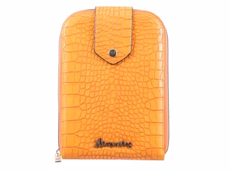 Dezynadog Orange Croc Small Scissor Case – 3 Scissors