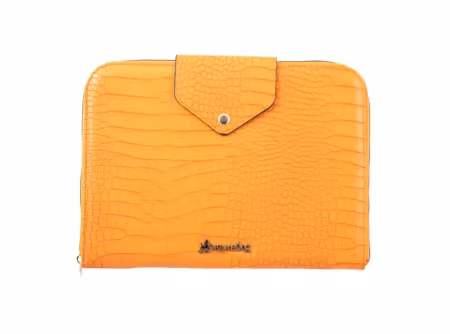 Dezynadig Orange Croc Small Scissor Case – 6 Scissors