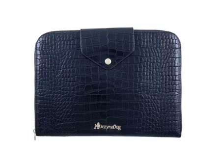 Dezynadog Black Croc Small Scissor Case – 6 Scissors