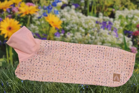 Silkedekken Rosa "Chanel"  Dvergdachs tispe (46cm)