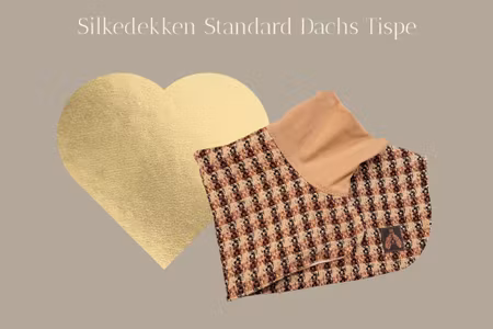 Silkedekken "Chanel" Standard Dachs tispe S (50cm)