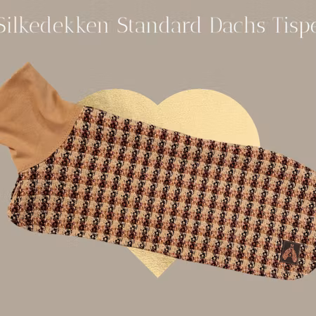 Silkedekken "Chanel" Standard Dachs tispe S (50cm)