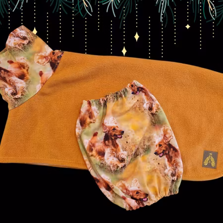 Fleece tørkedekken sett med Cocker Spaniel S