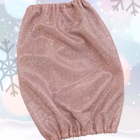 Show ørehette Støvet Rosa glitter S