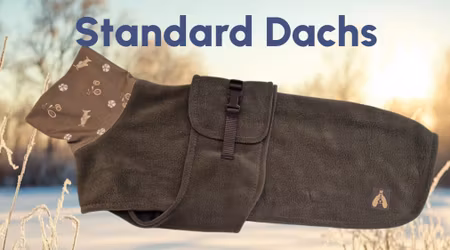 Fleece tørke/varme dekken skoggrønt Standard Dachs hann L (50cm)