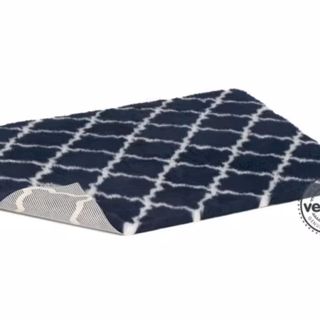Vet Bed (100x75 cm)  Select Midnight Blue Trellis