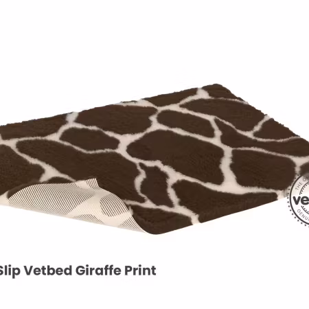Vet Bed (100x75 cm)  Giraffe print