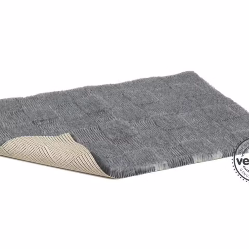Vet Bed (100x75 cm) Select Charcoal Feather Weave
