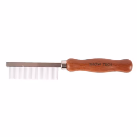 Show Tech Wooden Handle Comb Rosewood Fine 18cm