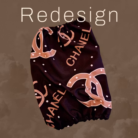 Show ørehette sort/beige med CC logo M