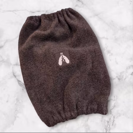 Fleece ørehette mørk grå S