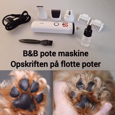 B&B Pote klippemaskin + Neglfil 2 i en