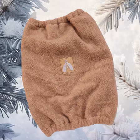 Fleece varmedekken med vindstopper forstoff L