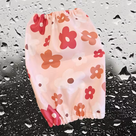 Regnørehette Pudderrosa m/blomster