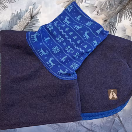 Ulldekken blå m/Polartec forstoff L