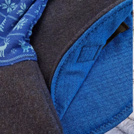 Ulldekken blå m/Polartec forstoff L