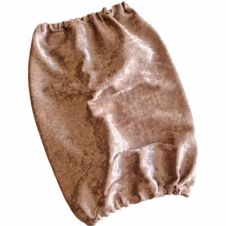 Show ørehette velour "Sandfarget" M