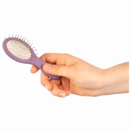 ShowTech Mini Wooden Pin Brush Purple12 cm