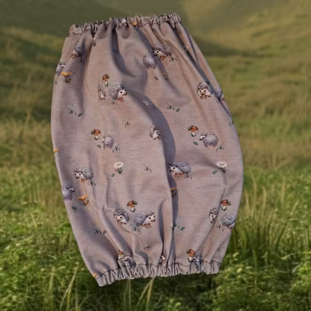 Fleece tørkedekken sett brunt m/Bolla pinnsvin