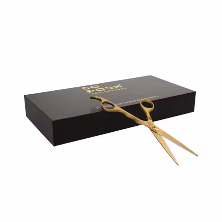 SoPosh Ergonomic scissors 7" satin gold BG70-G
