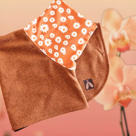 Fleece tørkedekken Cognac S
