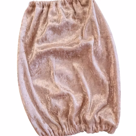 Silkedekken pudder rosa brokade M